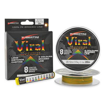 Multicolore viral 8 brins